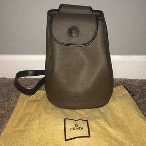 Vintage Fendi One Strap Backpack